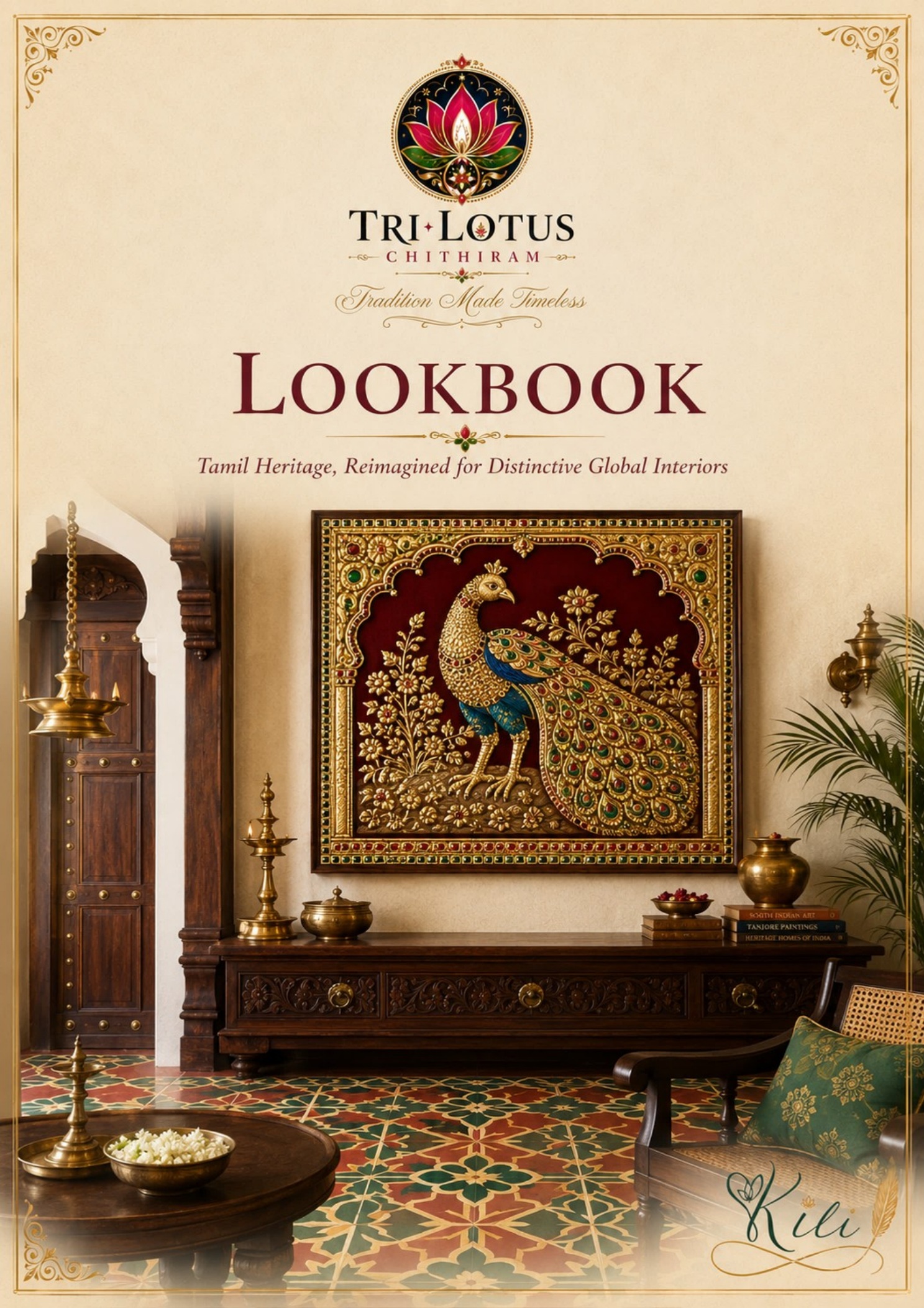 Cover of the Tri-Lotus Chithiram LookBook